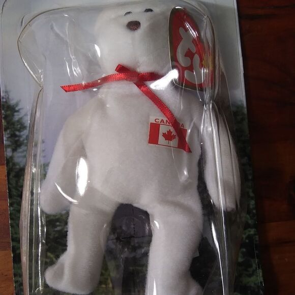 TY Teenie Original Beanie Baby Maple The Bear - Picture 5 of 5